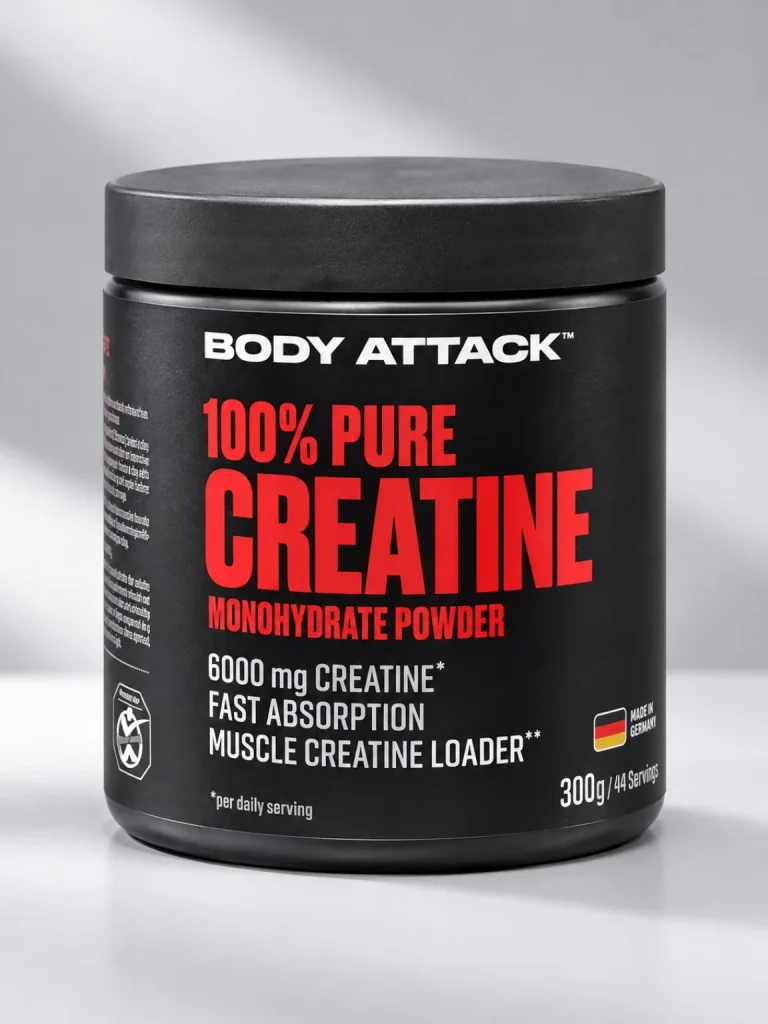 کراتین مونوهیدرات خالص بادی اتک | ۳۰۰ گرم Pure Creatine Monohydrate Body Attack