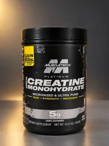 کراتین مونوهیدرات خالص پلاتینیوم ماسل (Muscle Platinum 100% Creatine Monohydrate) –۴۰۰ گرم