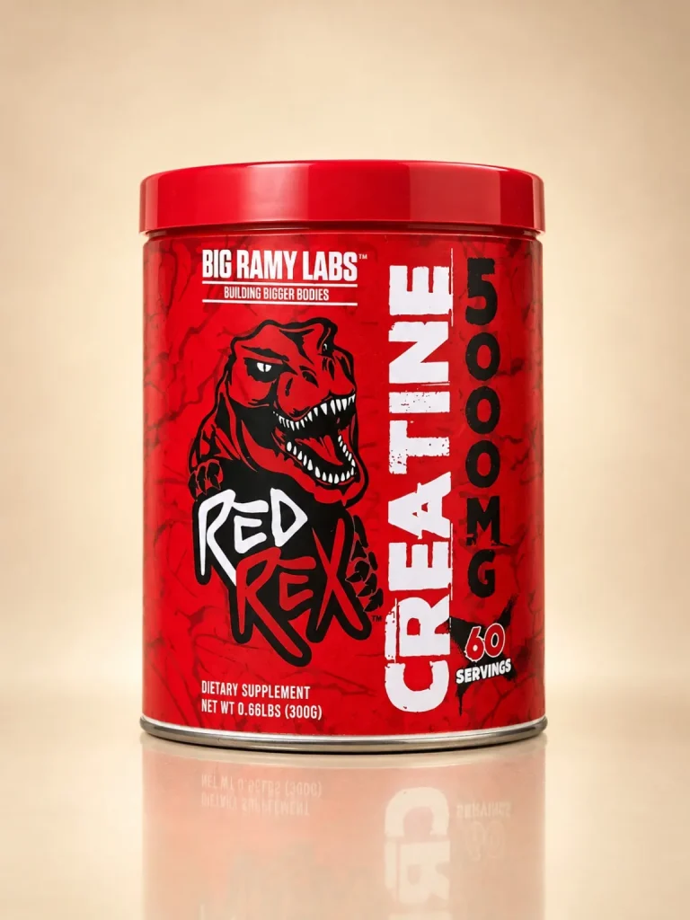 کراتین رد رکس بیگ رامی لبز (Big Ramy Labs Red Rex Creatine 5000 mg) – وزن ۳۰۰ گرم