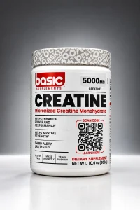 کراتین مونوهیدرات میکرونایز بیسیک – ۳۰۰ گرم – Basic Supplements Micronized Creatine Monohydrate