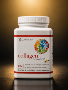 پودر کلاژن یوتئوری طعم وانیل (Youtheory Collagen Powder – Vanilla Flavor) – ۲۸۳ گرم