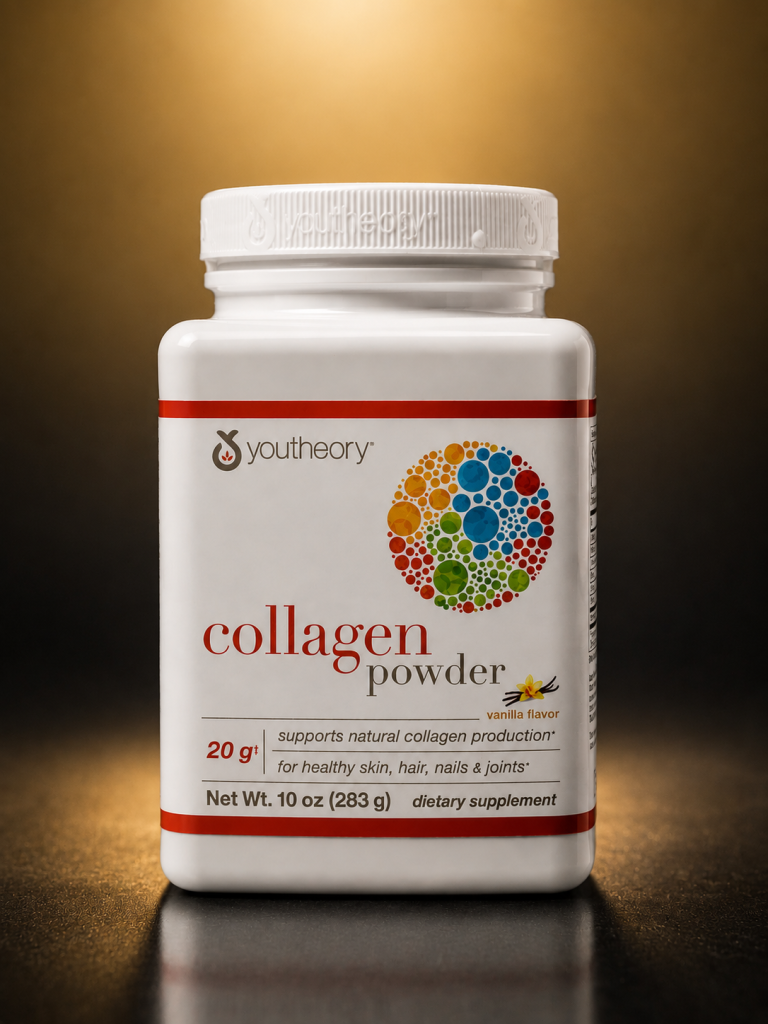 پودر کلاژن یوتئوری طعم وانیل (Youtheory Collagen Powder – Vanilla Flavor) – ۲۸۳ گرم