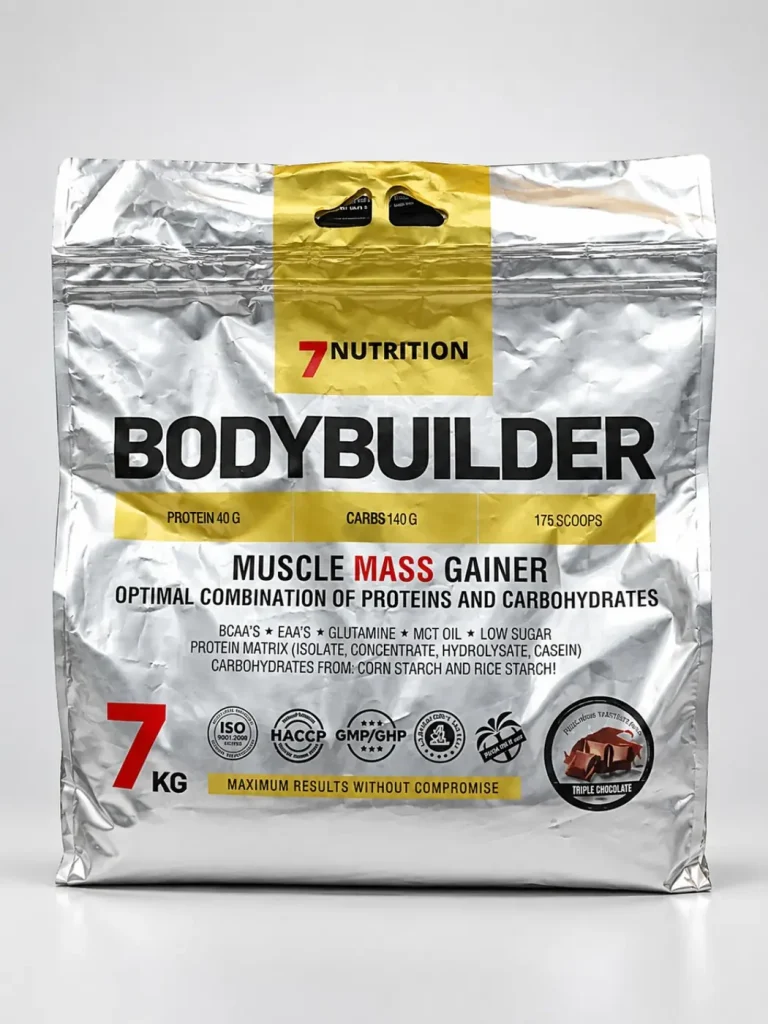 مَس گینر بادی‌بیلدر سَون ناتریشن ــ ۷ کیلوگرم – طعم شکلات | 7Nutrition Bodybuilder Muscle Mass Gainer 7kg – Triple Chocolate
