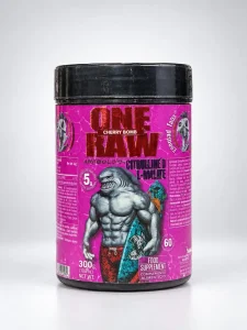 سیترولین مالات طعمدار زوماد لبز (کوسه)  – طعم گیلاس – 300گرم |  One Raw Citrulline D L-Malate Powder