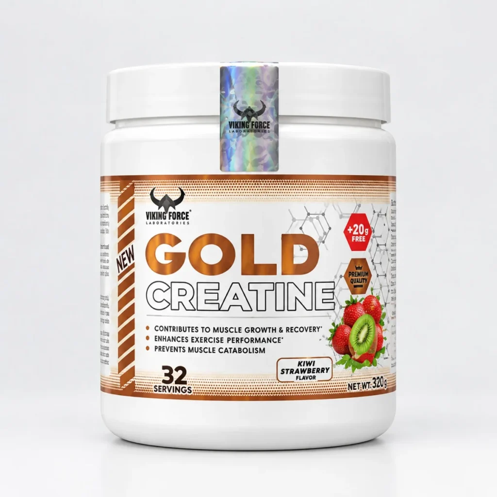 کراتین گلد وایکینگ فورس با طعم کیوی و توتفرنگی (۳۲۰ گرم ) | Viking Force Gold Creatine