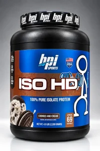 پروتئین وی ایزوله بی پی آی BPI Sports ISO HD طعم کوکی و کرم (Cookies and Cream) – ۲۲۰۸ گرم1